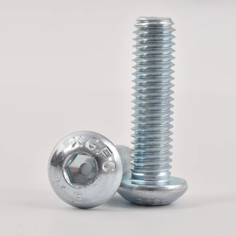 Skru kepala butang soket hex galvanized