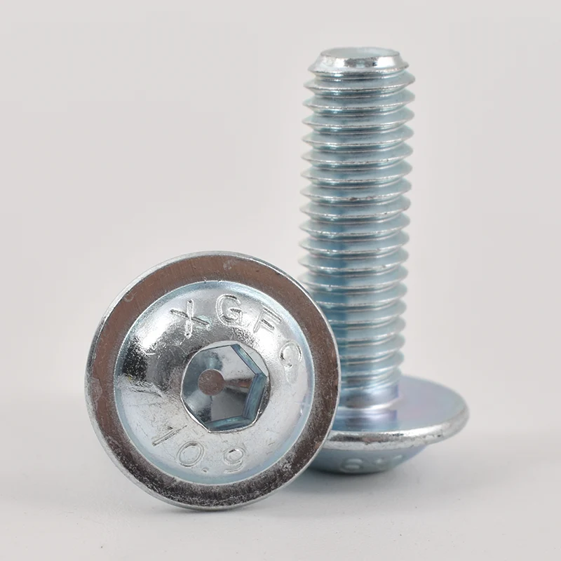 Galvanized Hex Socket Button Screws With Collar